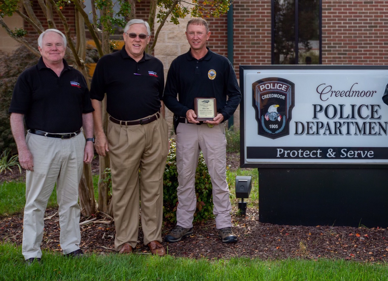 Ricky Cates Creedmoor Police DeptartmentState Coordinator of the Year