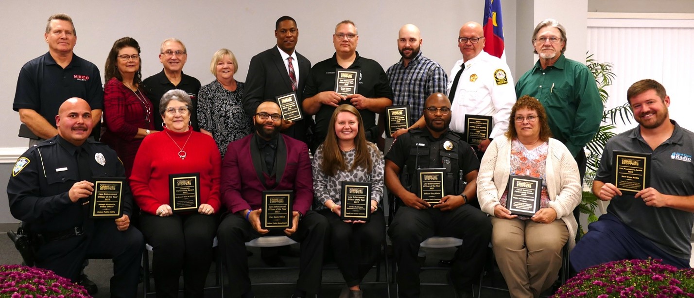 2023 Crimestoppers Banquet Award Recipients